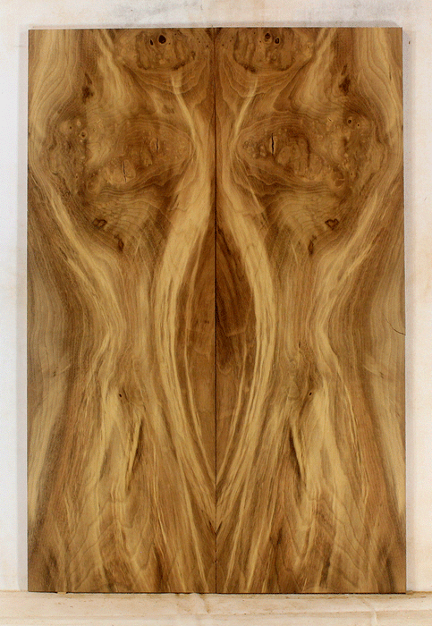 Myrtle Electric Solid Body Droptop Guitar Top, Good Color and Contrast (KO82)