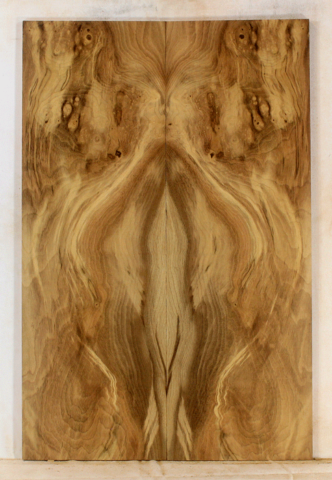 Myrtle Electric Solid Body Droptop Guitar Top, Good Color and Contrast (KO84)