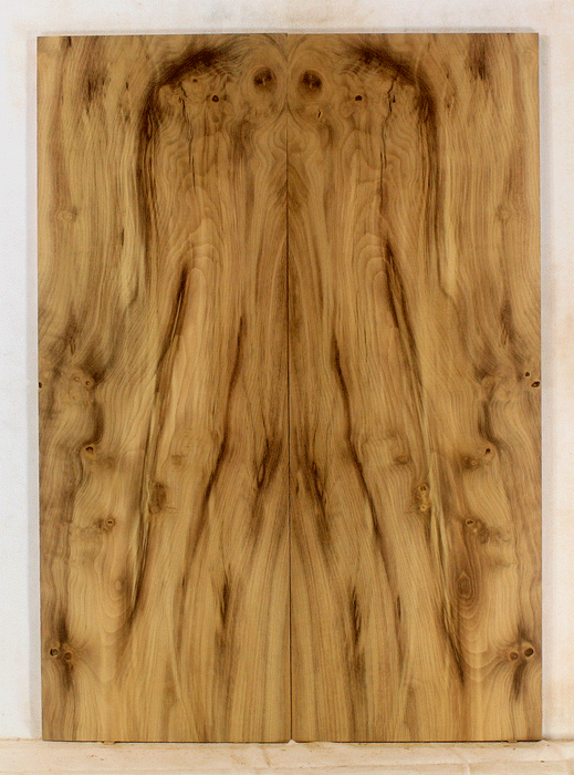 Myrtle Electric Solid Body Droptop Guitar Top, Good Color and Contrast (KP28)