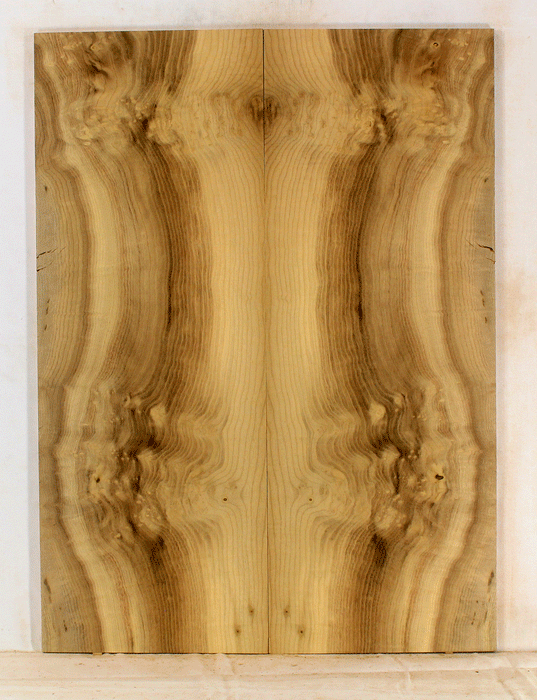 Myrtle Electric Solid Body Droptop Guitar Top, Good Color and Contrast (KP44)