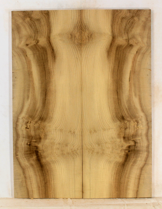 Myrtle Electric Solid Body Droptop Guitar Top, Amazing Color and Contrast and Figure (KP49)