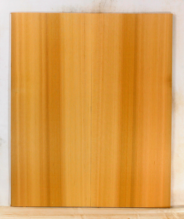 Western Red Cedar Acoustic Guitar Sound Board, Dark and Resonant With Rich Overtones and Clear Bass, Dreadnought Size (KQ15)