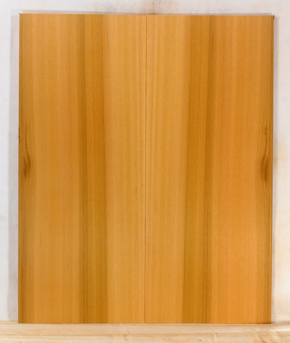 Western Red Cedar Acoustic Guitar Sound Board, Dark and Resonant With Rich Overtones and Clear Bass, Dreadnought Size (KQ18)