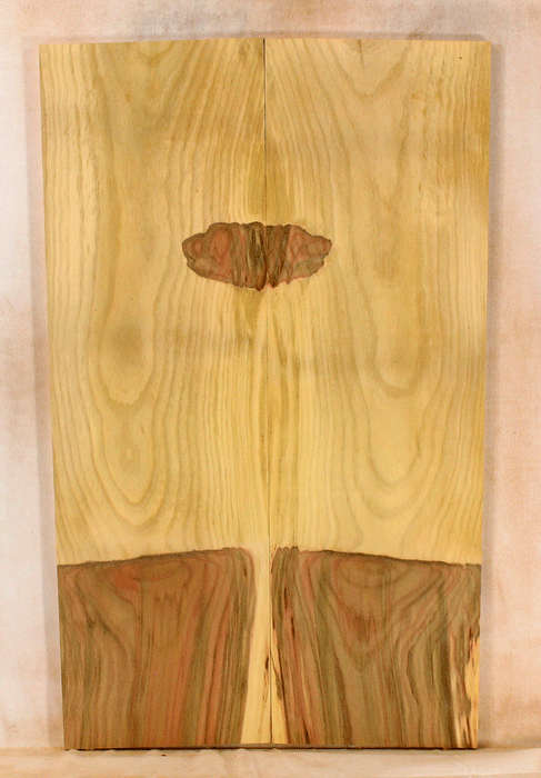 Pistachio Solid Body Guitar Drop Top, The Perfect Top for Your Electric guitar, Recovered From Orchards in Central California Making it the Most Eco-Friendly and Sustainable Guitar Wood (KS47)