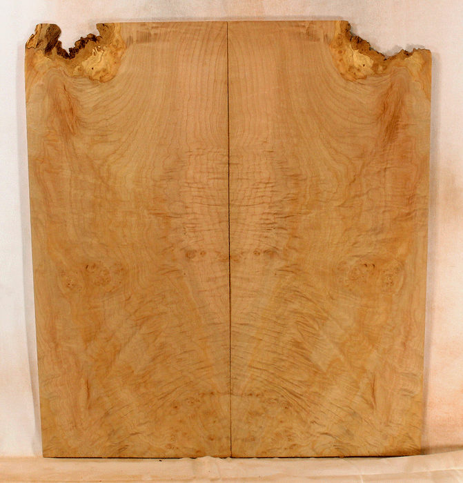 Big Leaf Maple Solid Body Electric Guitar Drop Top, Excellent Color and Contrast, Eco-friendly and Sustainable Guitar Wood, Will Add a Warm and Bright Tone (KS55)