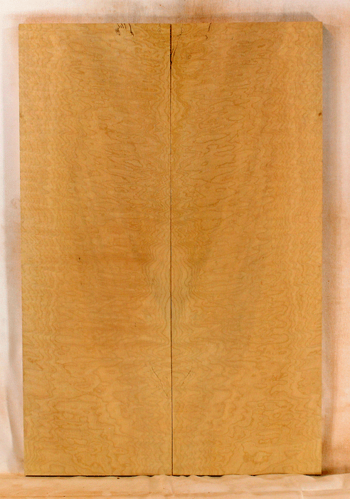 Big Leaf Maple Solid Body Electric Guitar Drop Top, Excellent Color and Contrast, Eco-friendly and Sustainable Guitar Wood, Will Add a Warm and Bright Tone (KS56)