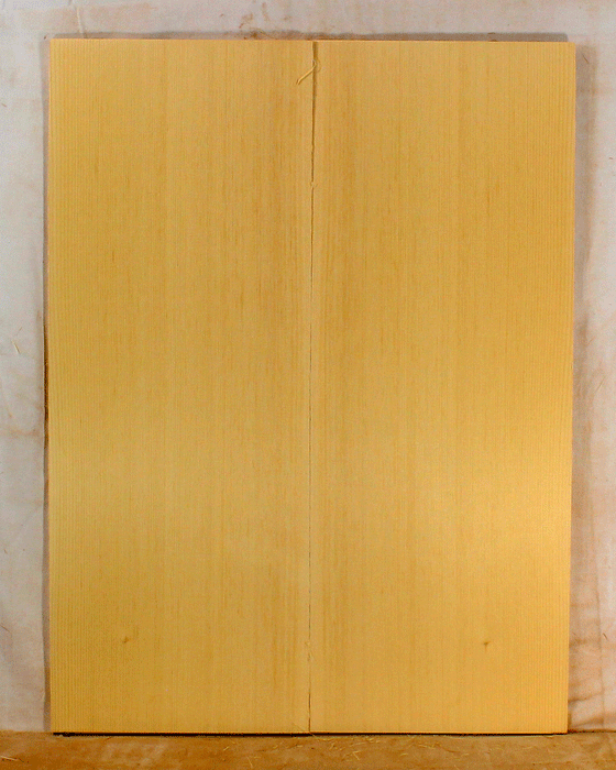 Port Orford Cedar Acoustic Guitar Soundboard Dreadnought Size, Bright and Expressive Sound, Eco-Friendly, Sustainable Guitar Wood  (KV09)