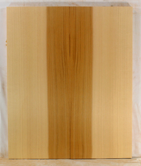 Western Red Cedar Acoustic Guitar Arch Top Soundboard, Dreadnought Size, Rich and Clear Tones, Old Growth and Eco-friendly (KV38)