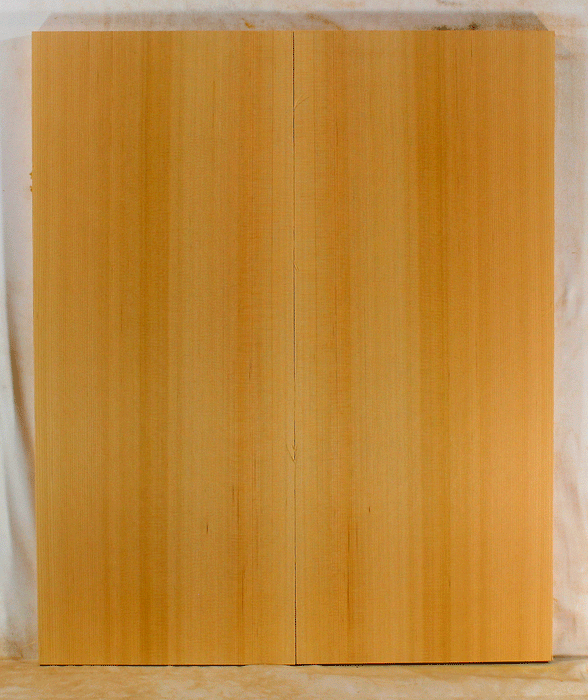 Western Red Cedar Acoustic Guitar Arch Top Soundboard, Dreadnought Size, Rich and Clear Tones, Old Growth and Eco-friendly (KV42)