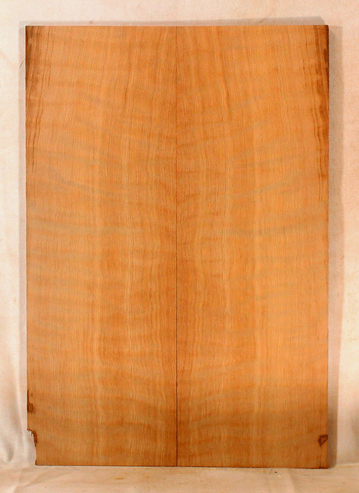 Redwood Ukulele Soundboard, Baritone Size, Figured, Recovered from Trees Cut in the 1890’s and 1900’s, Eco-Friendly (LA03)