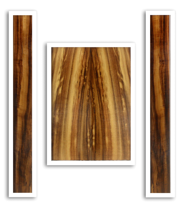Myrtle Mandolin Back and Sides, Good Figure, Color and Contrast (LA13)