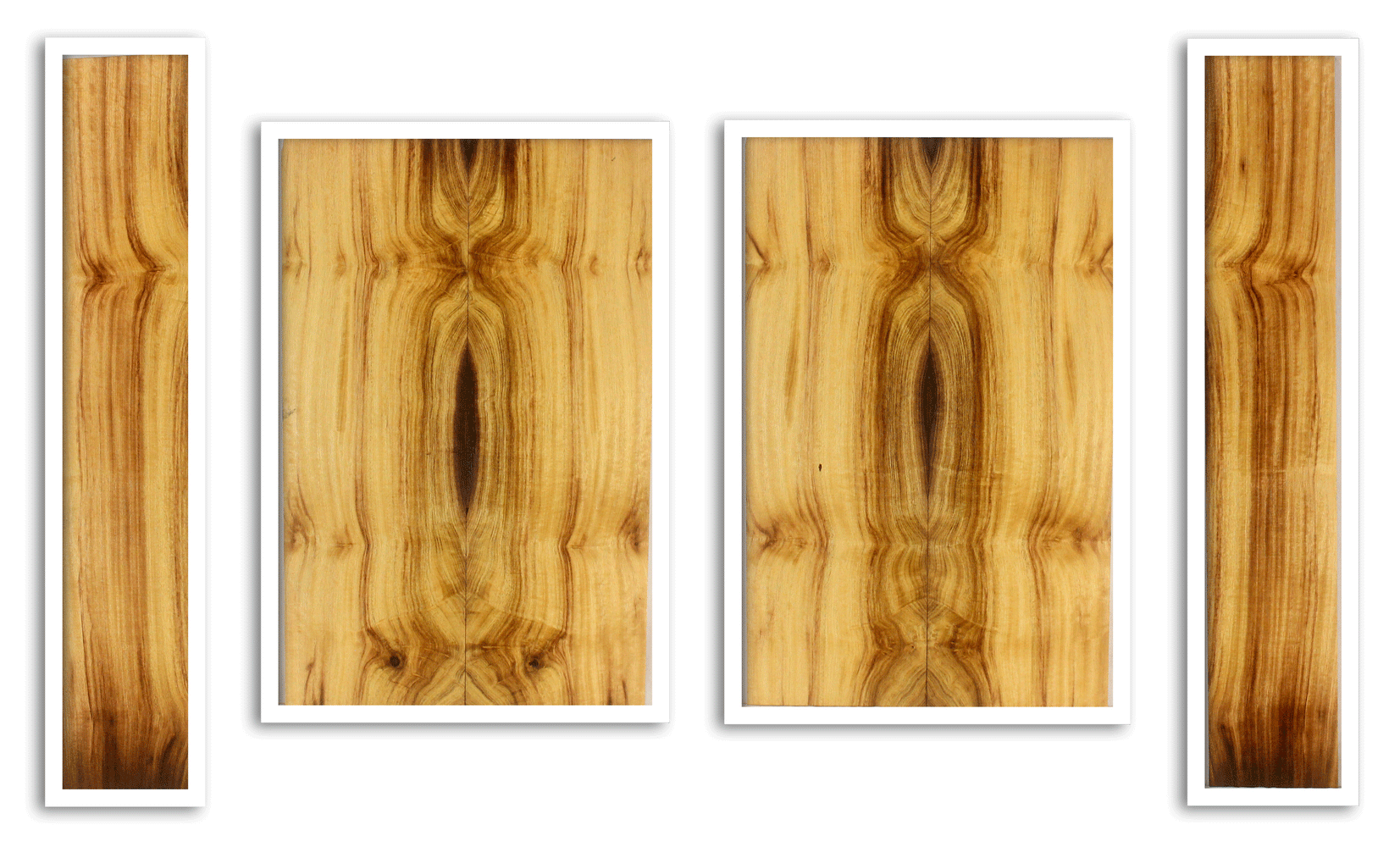 Myrtle Ukulele Top, Back and Sides, Baritone Size, Good Color and Contrast (LA25)