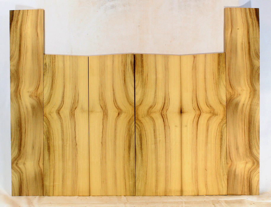 Myrtle Ukulele Top, Back and Sides, Baritone Size, Good Color and Contrast (LA26)