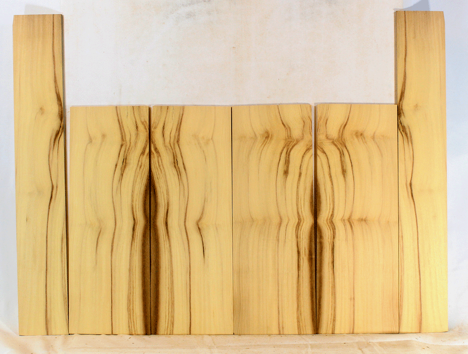 Myrtle Ukulele Top, Back and Sides, Baritone Size, Good Color and Contrast (LA28)