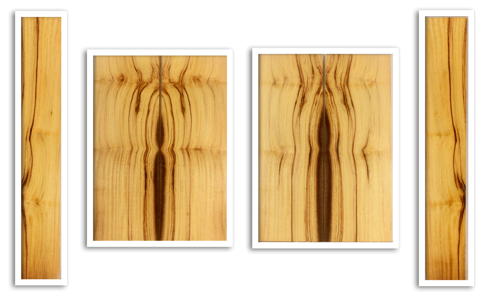 Myrtle Ukulele Top, Back and Sides, Baritone Size, Good Color and Contrast (LA28)