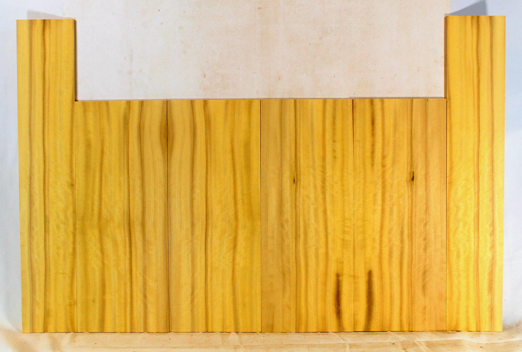 Myrtle Ukulele Top, Back and Sides, Tenor Size, Amazing Color and Contrast and Figure (LA47)