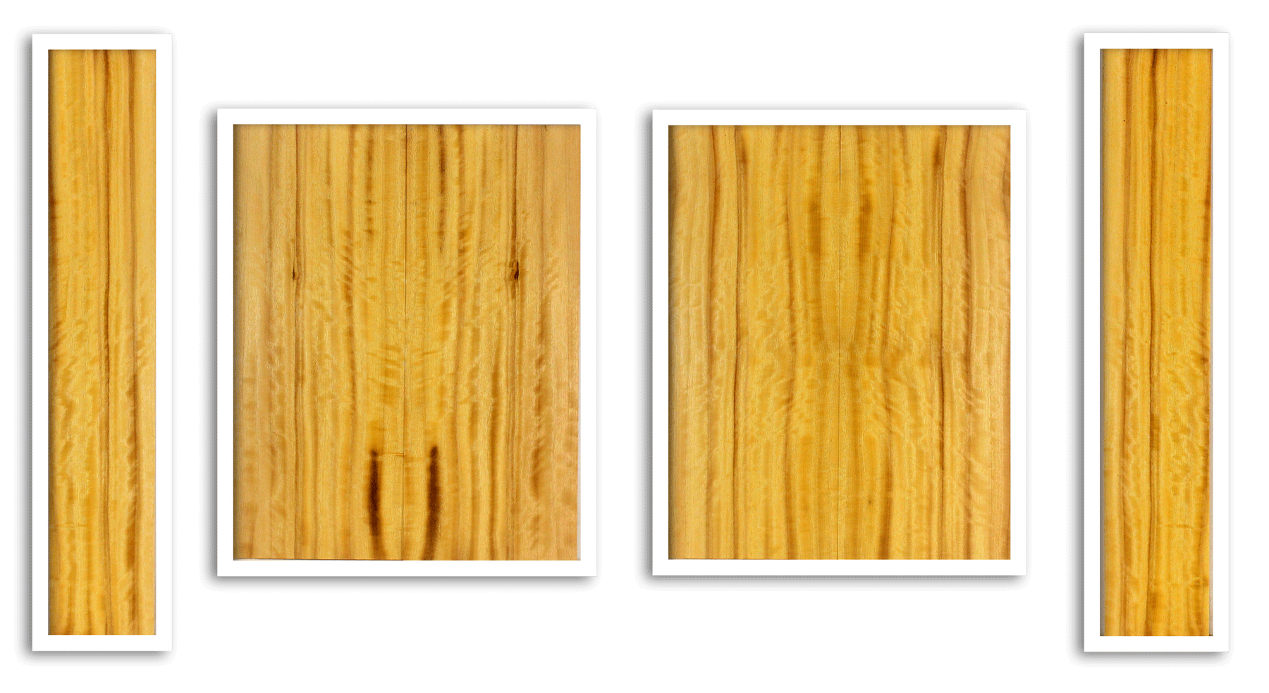 Myrtle Ukulele Top, Back and Sides, Tenor Size, Amazing Color and Contrast and Figure (LA47)