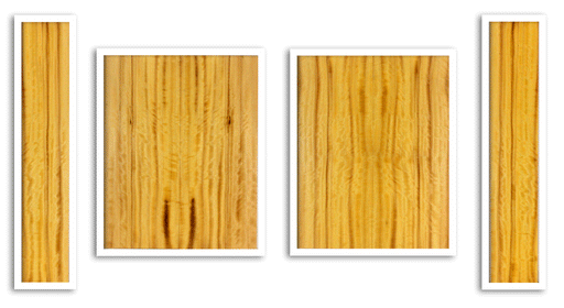 Myrtle Ukulele Top, Back and Sides, Tenor Size, Amazing Color and Contrast and Figure (LA47)