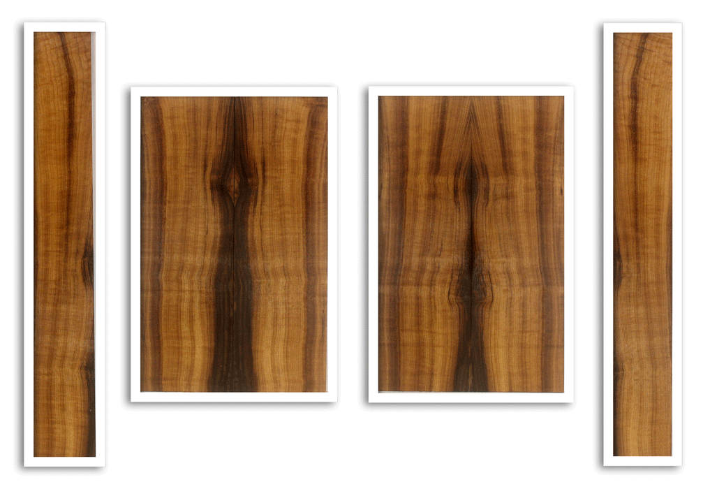 Myrtle Ukulele Top, Back and Sides, Tenor Size, Amazing Color and Contrast and Figure (LA51)