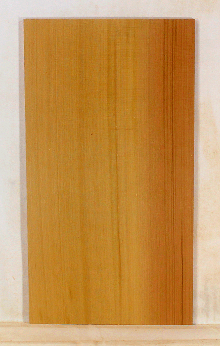 Western Red Cedar One Piece Ukulele Sound Board, Dark and Resonant With Rich Overtones and Clear Bass, Concert Size (LA73)