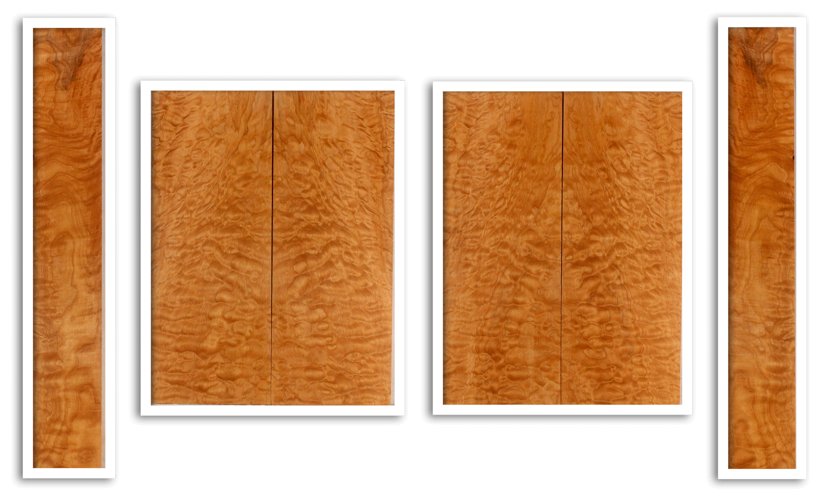 Maple Ukulele Top, Back and Sides