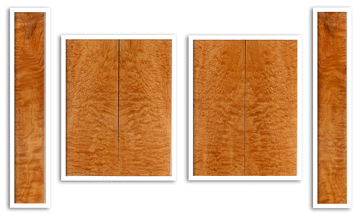 Maple Ukulele Top, Back and Sides