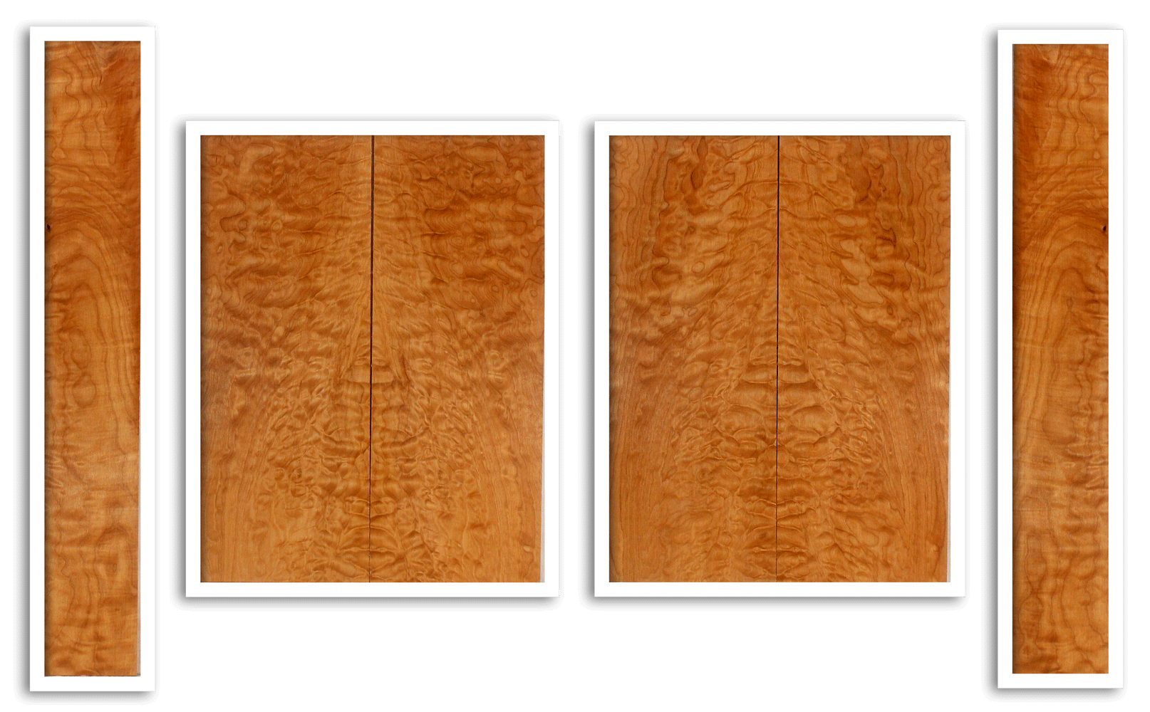 Maple Ukulele Top, Back and Sides