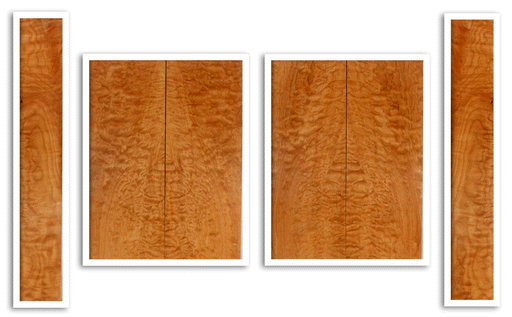 Maple Ukulele Top, Back and Sides