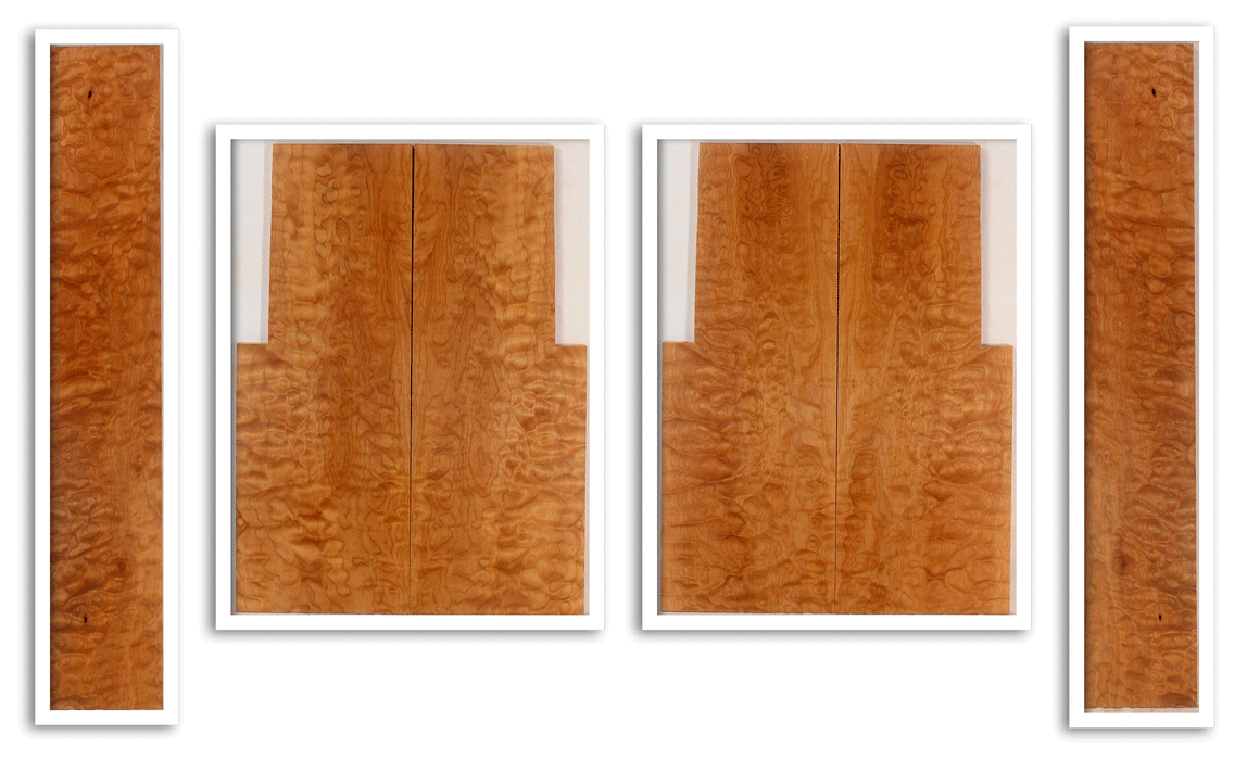 Maple Ukulele Top, Back and Sides