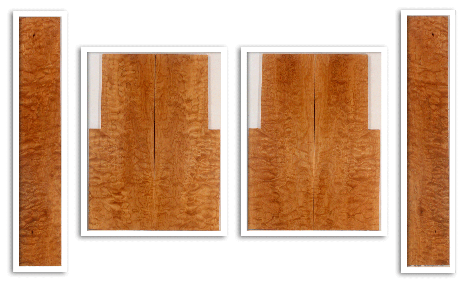 Maple Ukulele Top, Back and Sides