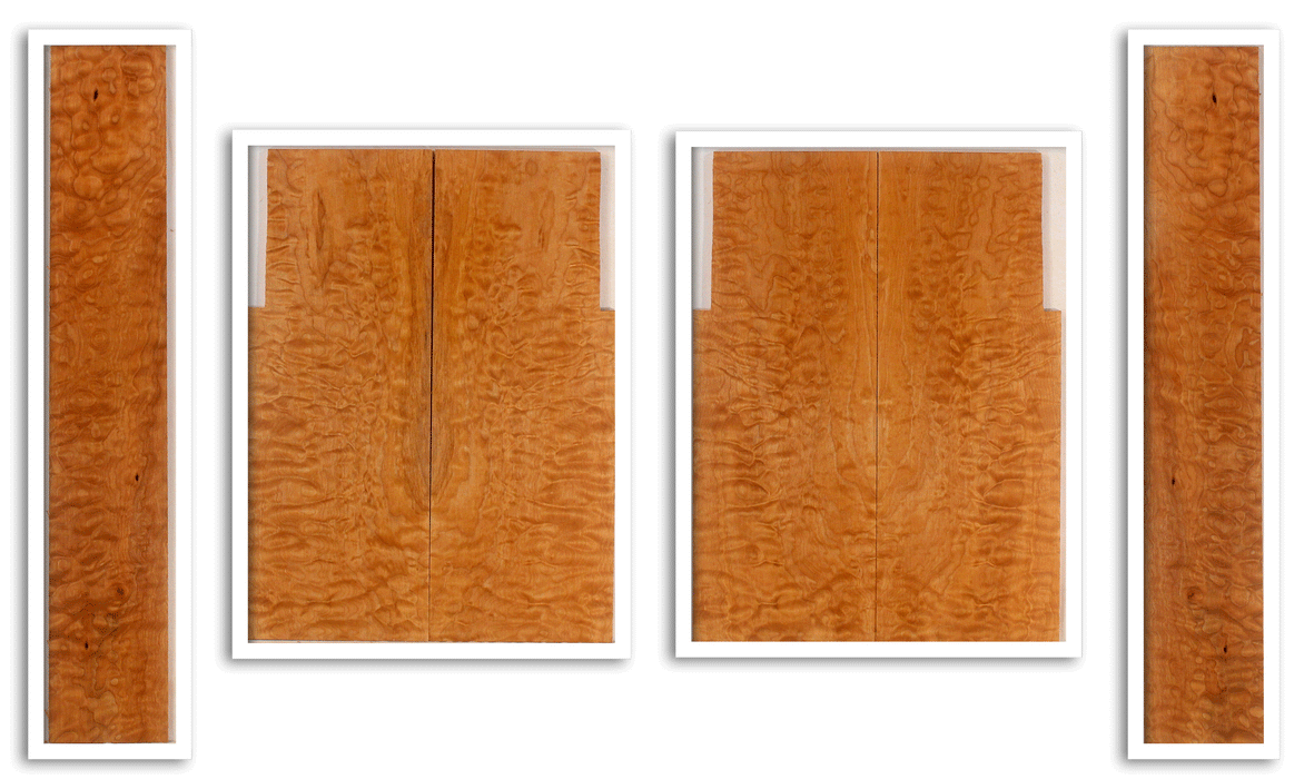 Maple Ukulele Top, Back and Sides