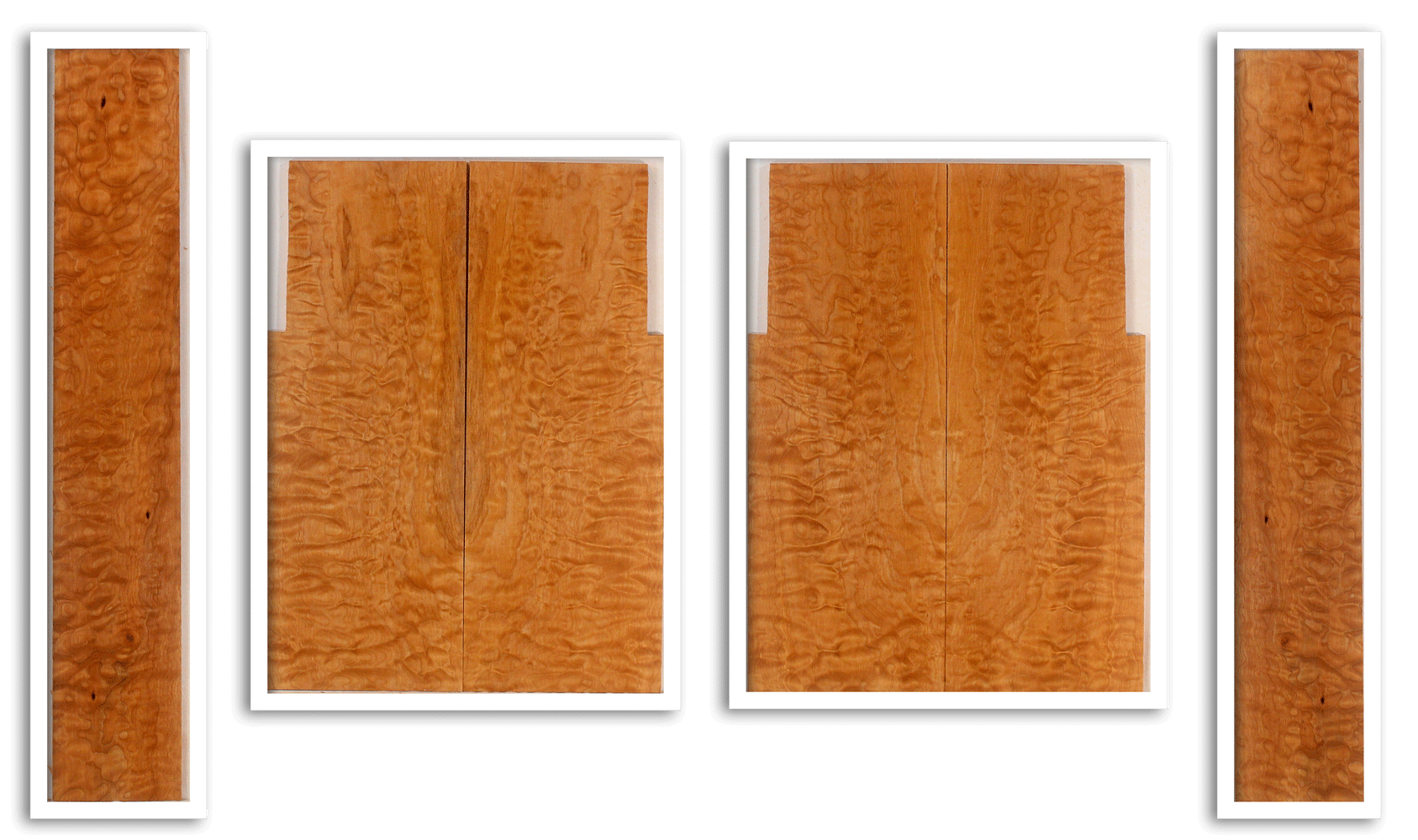 Maple Ukulele Top, Back and Sides