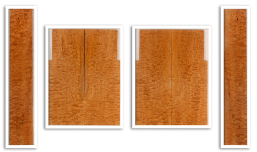 Maple Ukulele Top, Back and Sides