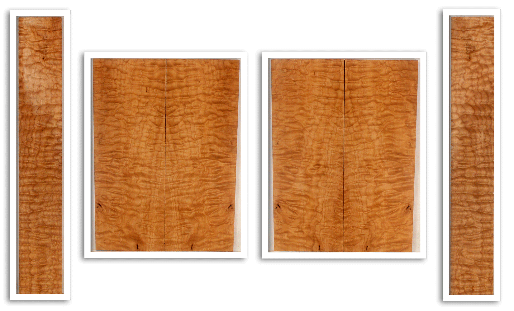 Maple Ukulele Top, Back and Sides