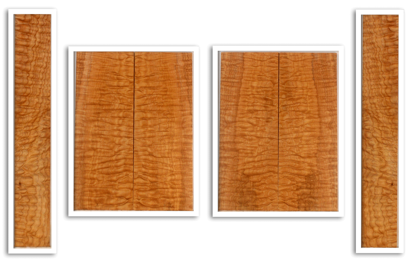 Maple Ukulele Top, Back and Sides