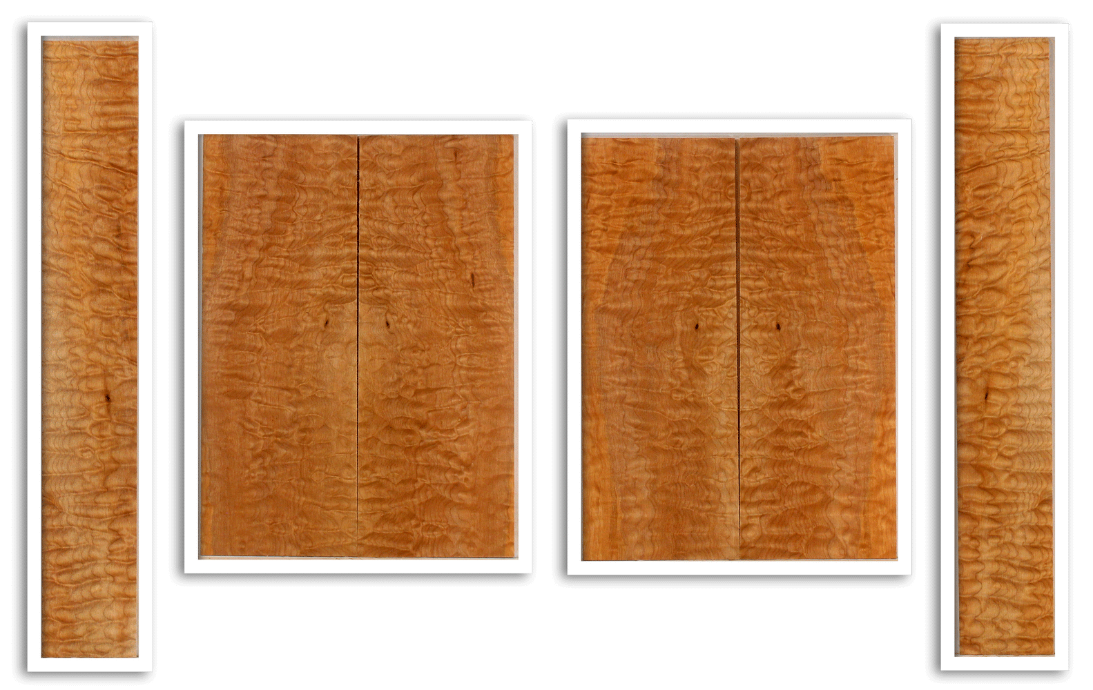 Maple Ukulele Top, Back and Sides