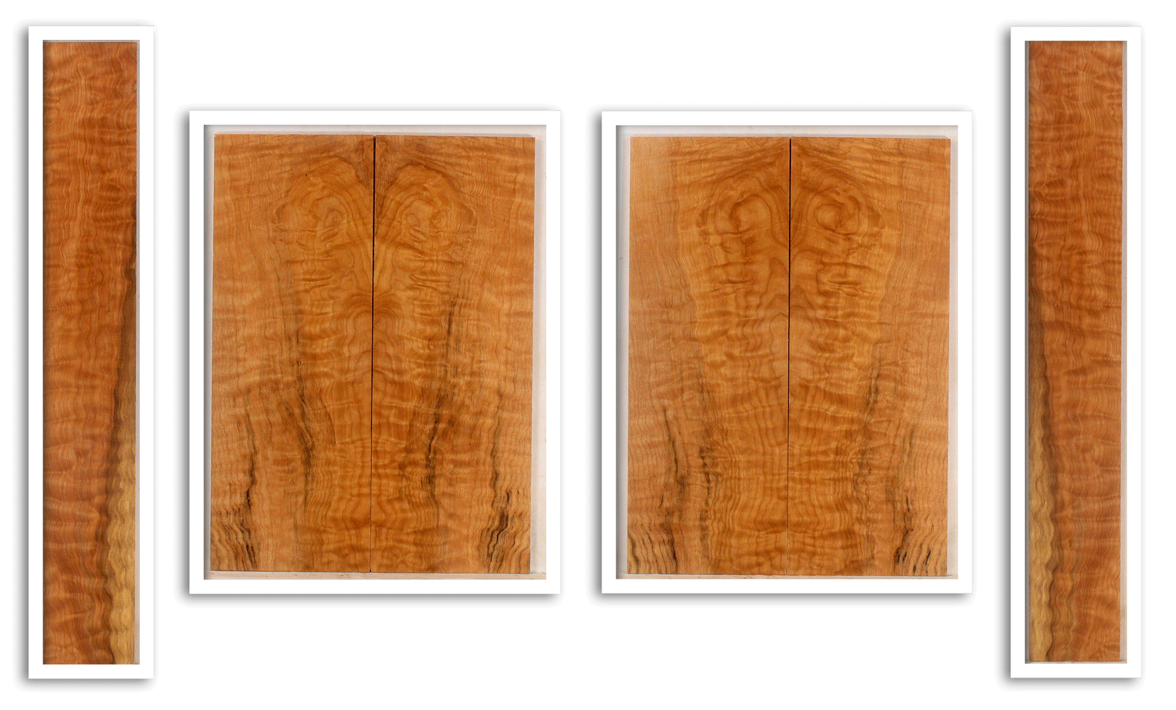 Maple Ukulele Top, Back and Sides