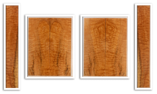 Maple Ukulele Top, Back and Sides