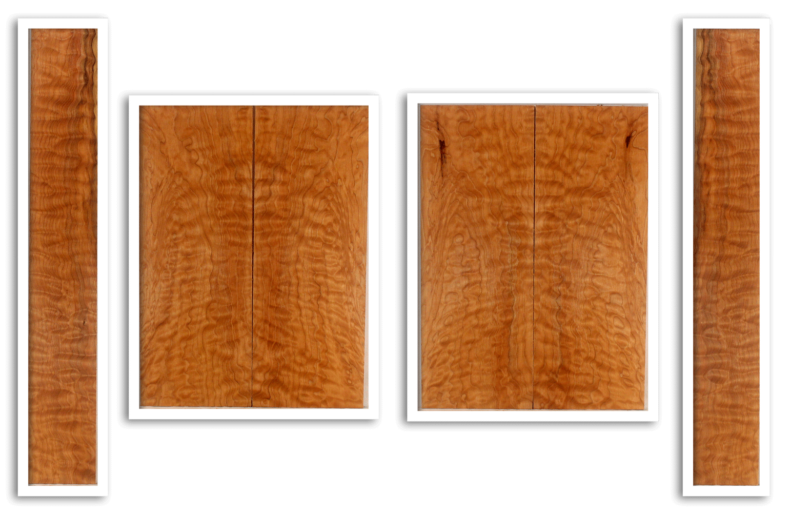 Maple Ukulele Top, Back and Sides