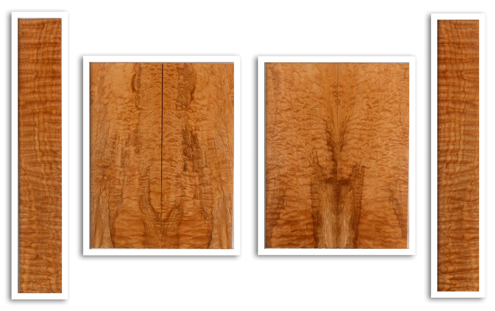 Maple Ukulele Top, Back and Sides