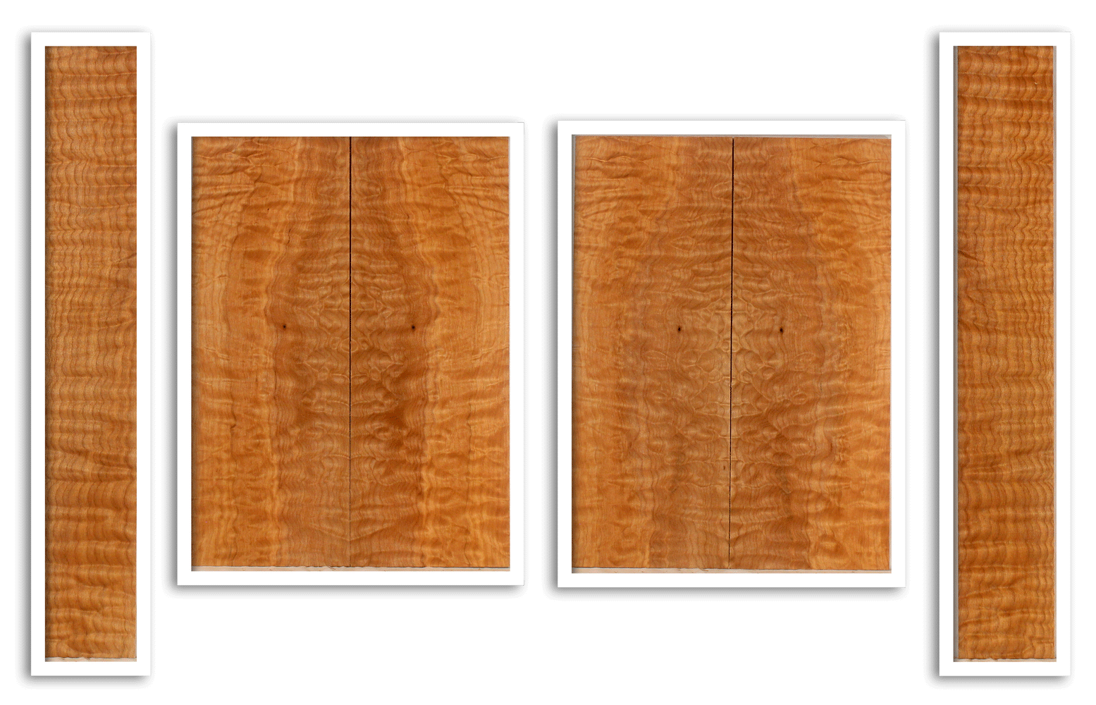 Maple Ukulele Top, Back and Sides