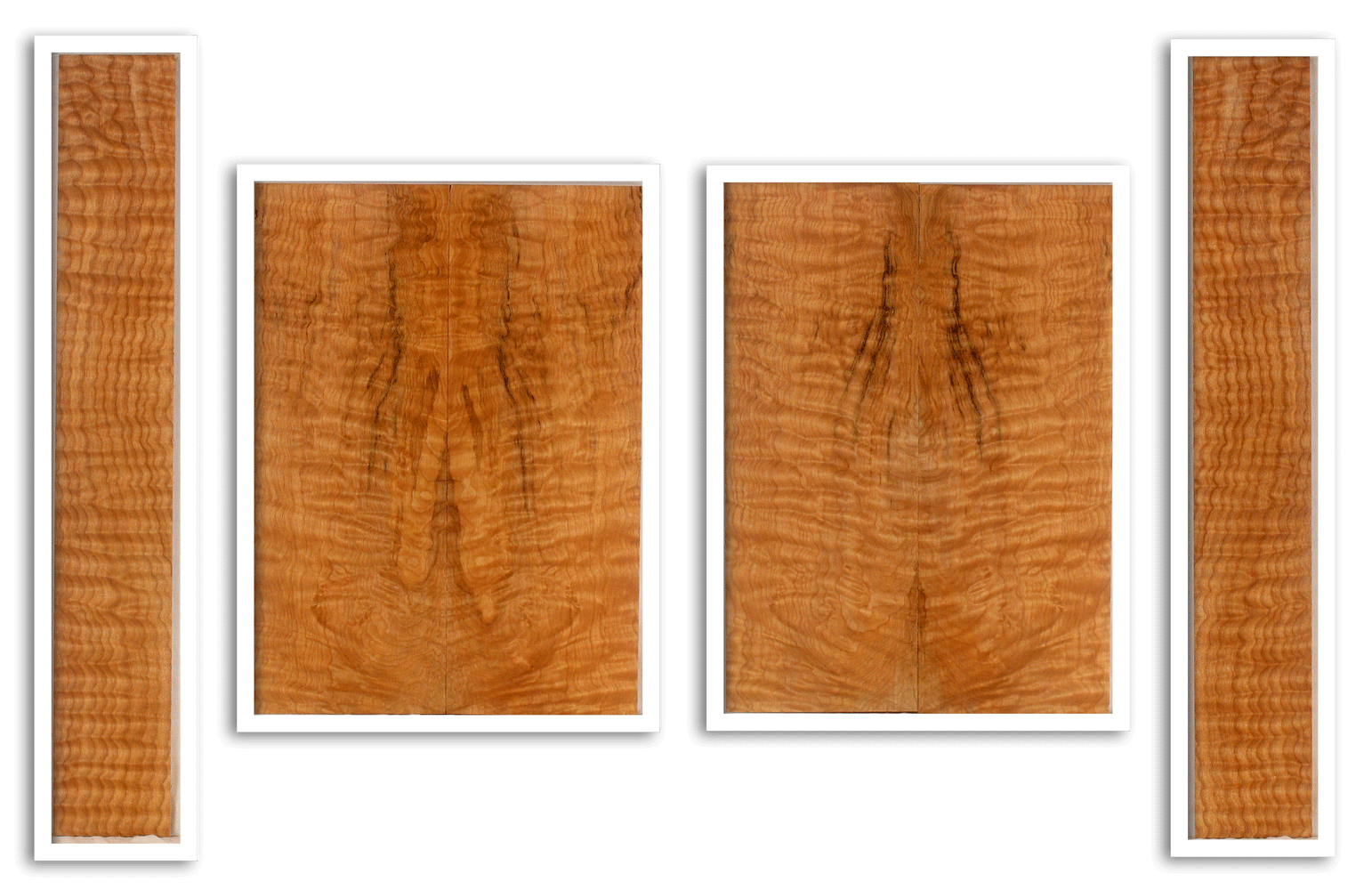 Maple Ukulele Top, Back and Sides