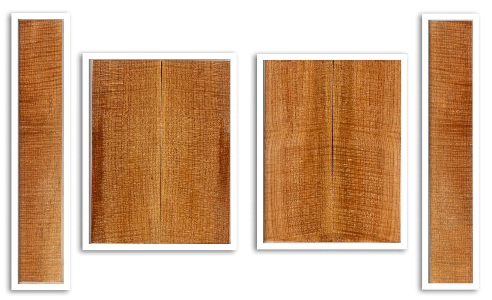 Maple Ukulele Top, Back and Sides