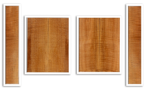 Maple Ukulele Top, Back and Sides