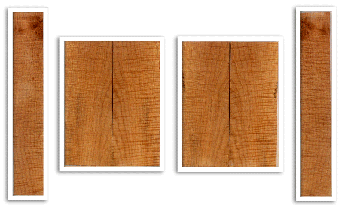 Maple Ukulele Top, Back and Sides