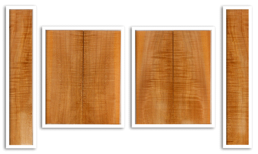 Maple Ukulele Top, Back and Sides