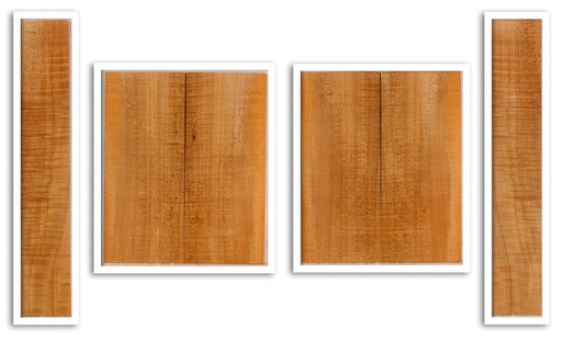 Maple Tenor Ukulele Top, Back and Sides