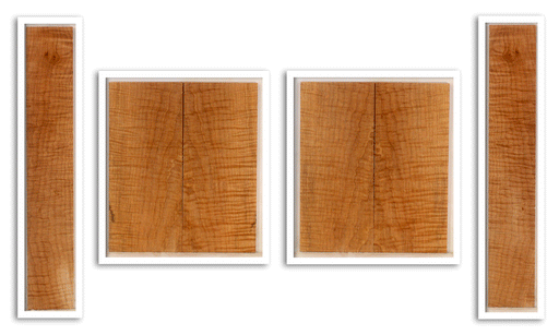 Maple Tenor Ukulele Top, Back and Sides