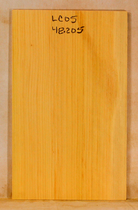 Port Orford Cedar Ukulele Soundboard Tenor Size, One Piece, Bright and Expressive Sound, Eco-Friendly, Sustainable Guitar Wood ()LC05