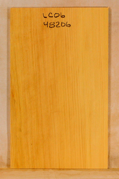 Port Orford Cedar Ukulele Soundboard Tenor Size, One Piece, Bright and Expressive Sound, Eco-Friendly, Sustainable Guitar Wood (LC06)